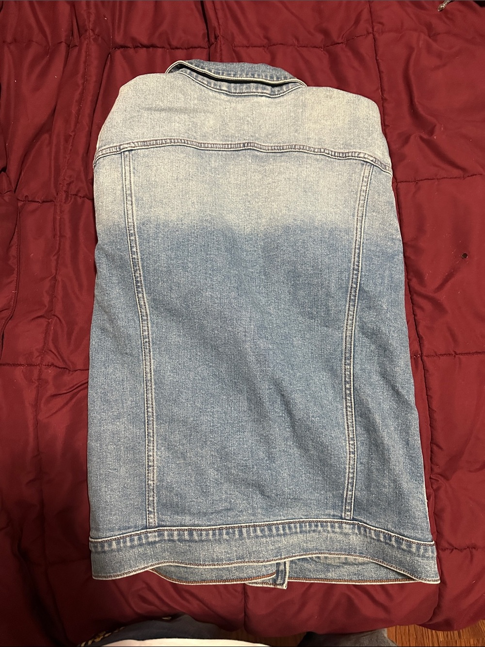 7 For All Mankind Light Blue Denim Jacket - Picture 6 of 8